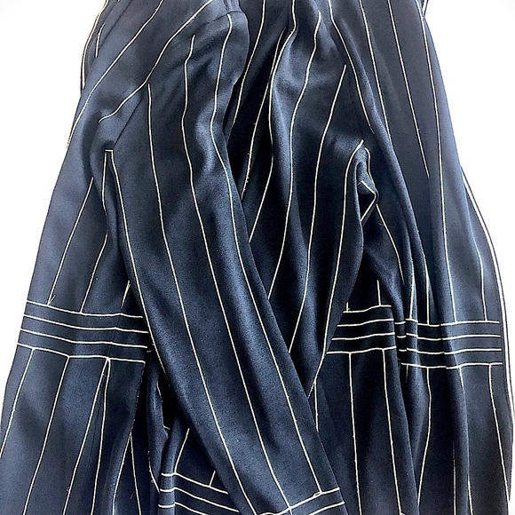 💚 Designer Ming Wang Open Cardigan Jacket — Medium - Picture 3 of 6